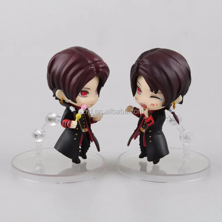 Cartoon anime boy 3d printing PVC figures collection mini toys set