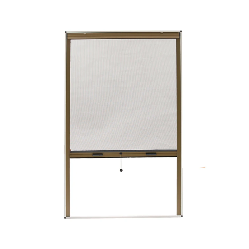 Insect roll up mesh window screen mosquito net adjustable fly screen for window