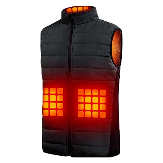 Heated Vest for Men Women, USB Heated Vest with 2 Controls No Battery Pack