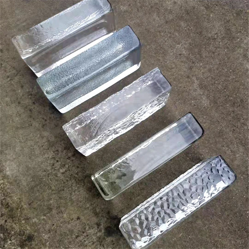 Hotsale Building Glass Block Raw Crystal Glass Block Glass Bricks for House Designing