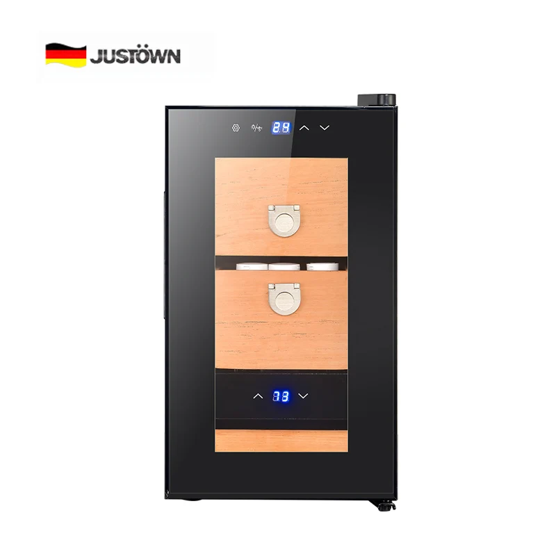 2021 портативный шкаф постоянная Высокая Точная влажность Электрический задний лес сигары погреб 30л сигары гумидор чехлы
