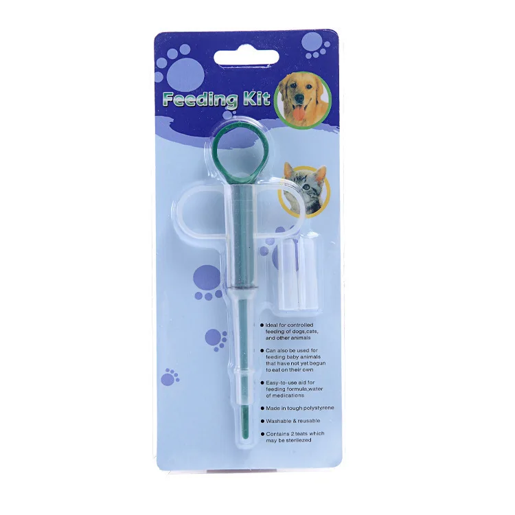 Wholesale Veterinary Instrument Small Animal Dog Cat Pet Feeder Medicine Injector Pill Dispenser Pet Feeding Kit