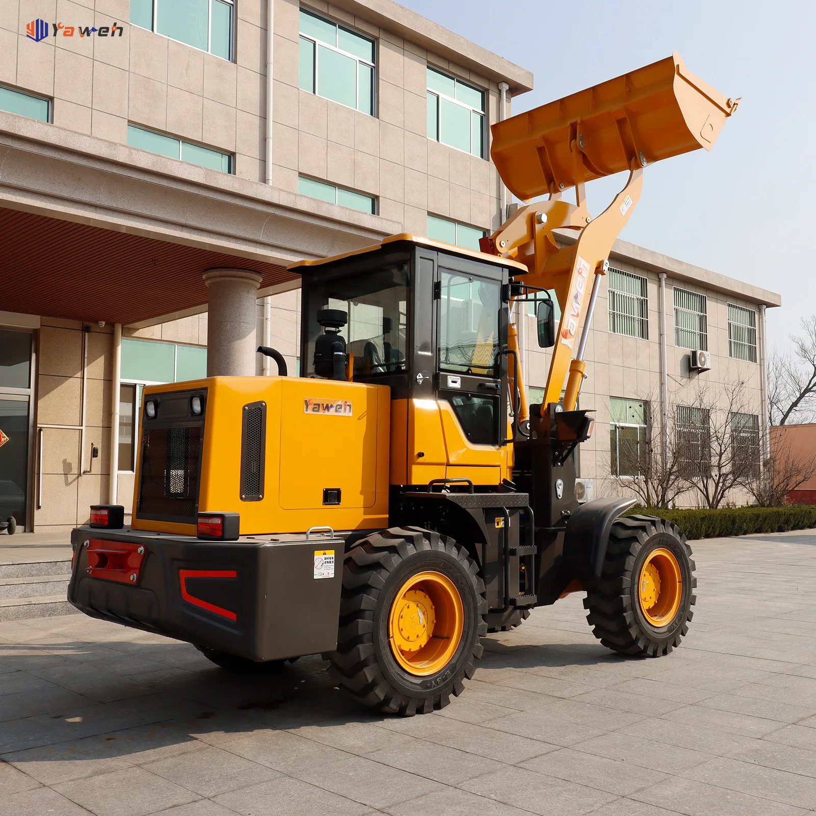 Yaweh 942 China  multifunction mini articulated wheel loaders 2 ton mini front loaders small garden tractor farm loader