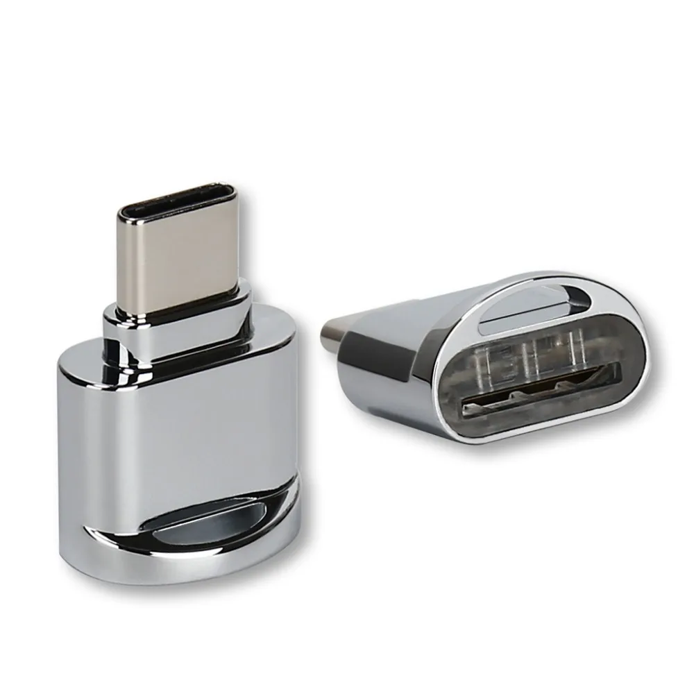  Корпус из цинкового сплава мини usb type c 3 0 USB OTG адаптер micro USB/SD/TF кард-ридер для Macbook мобильных телефонов чтения