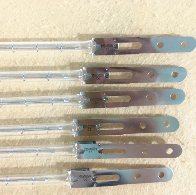 Quartz infrared ir drying heater lamps for heating and drying