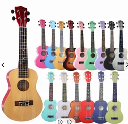 Fashion Style Multiple Color Good Quality Ukulele 21 Inch For Beginners