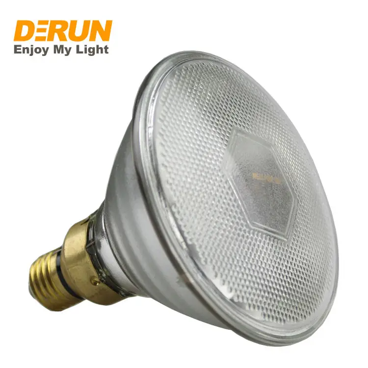 PAR38 Infrared Halogen Heating Lamp E26 E27 75W 100W 150W Red Infrared Food Lamp Chick Poulty Halogen Heat Bulb , HAL-PAR38