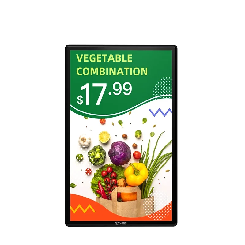 Двухсторонний ЖК-дисплей 10 1 дюйма Zkong электронный цифровой экран для