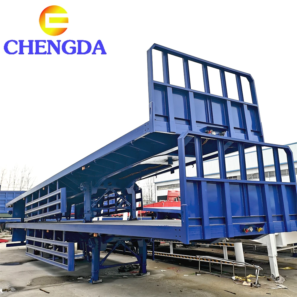Low Price Chengda Used Flatbed Trailer