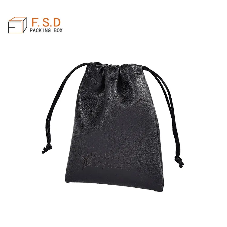 FSD 2022 New Arrivals Small Leather Gift Pouch Jewellery Pouch Envelope Velvet Drawstring Pouch