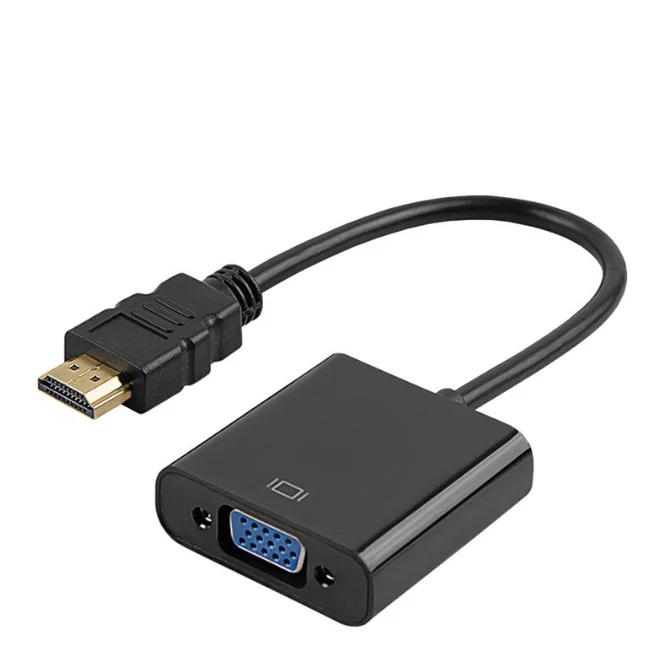 Male To Female Hdmi To Vga Converter Adapter For Computer