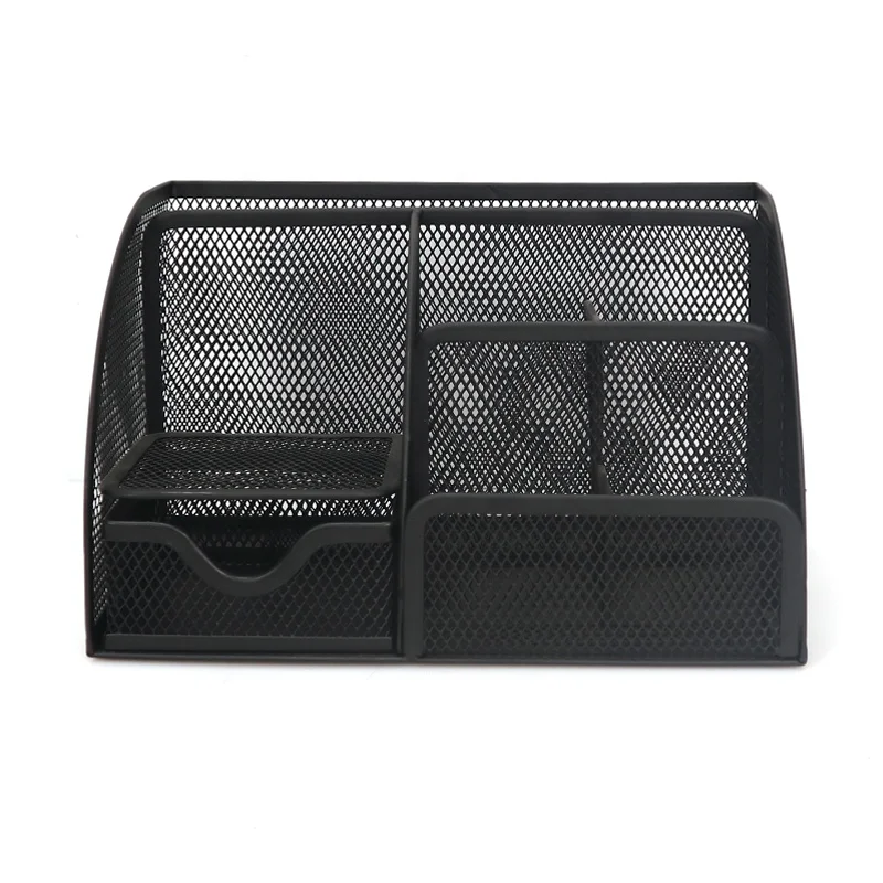 Высококачественный Металлический Сетчатый Настольный органайзер для офиса