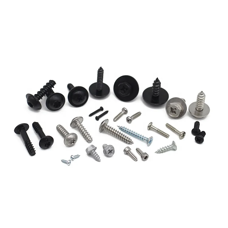 China Factory Flat Head Decking Screw Brown Outdoor Self Tapping Stainless Steel Wood screws