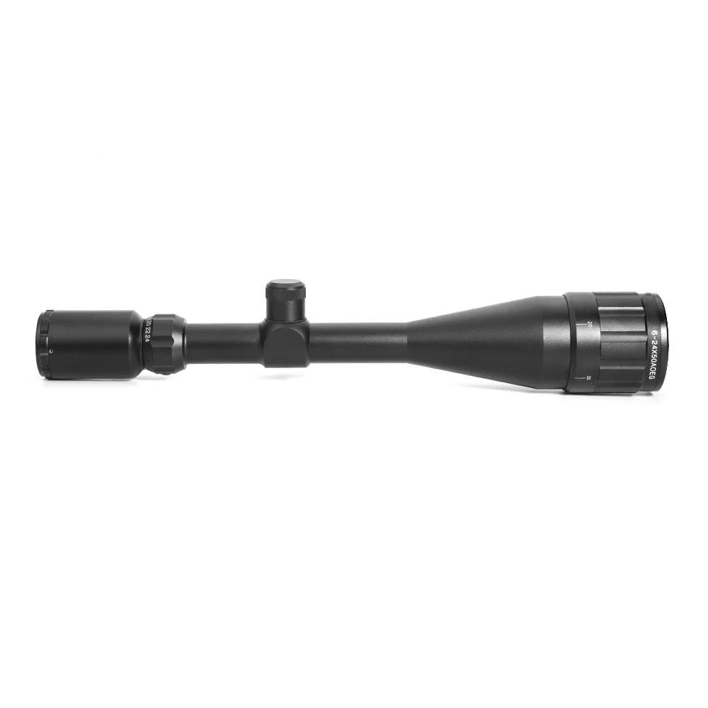 Hunting Long Range Scopes 6-24x50aoe Red And Green Illuminated Scope