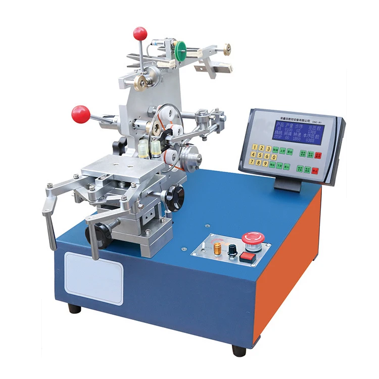 CNC automatic transformer fan copper wire coil winding machine