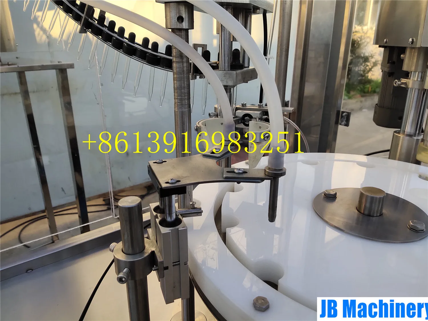  JB-YX2 e liquid filling machine ejuice line for electronic cigarettes 30ml tincture dropper