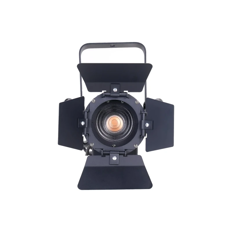 LED 60W Mini Zoom Fresnel Light CRI>95 Warm White Cold White 2In1 RGBW Manual Auto Zoom Led Fresnel Light for Theater Studio