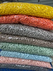 Disposable Face Adjustment Buckle Elastic Rope Rubber Cord Stopper Lock Cord Plastic Stopper