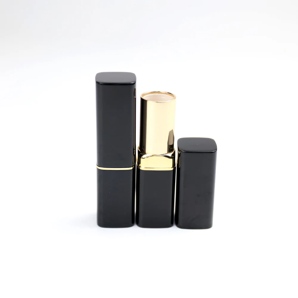 High Quality Private Logo Empty Black Gold Aluminum Lipsticks Tubes Manufacturer Bulk Buy