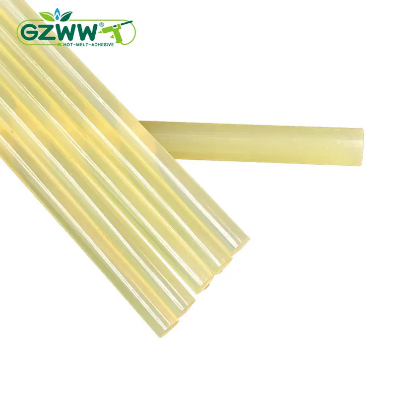 GZWW High Quality Viscosity Glue Stick Silicone Yellow 11mm W201 Plastic Toy Gun Leather Gun Wood Gun glue adhesive