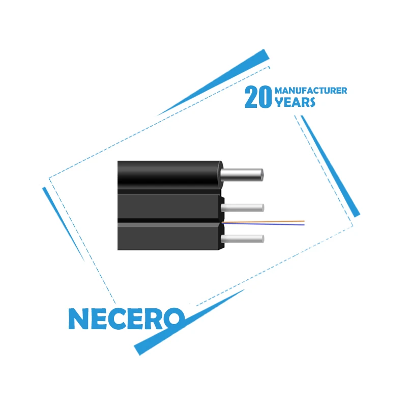  Ftth кабель OEM производитель Necero 20 лет самонесущий Малый диаметр 1 2 4 6 8 core Оптическое волокно