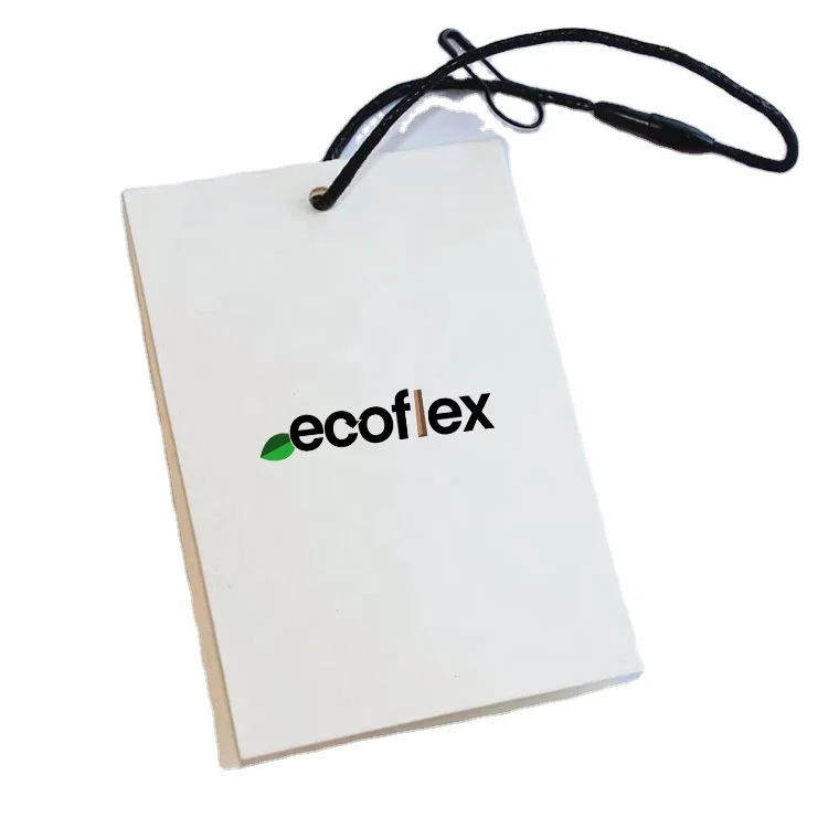 Custom Color Clothing Hangtags Swing Tags in Custom Size and Shape Custom Product Tagging