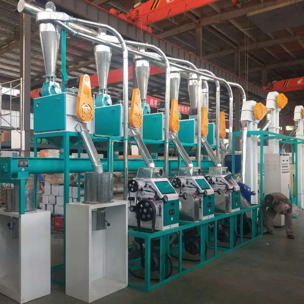 Автоматическая роликовая мельница для кукурузы, 20 тонн/24 часа