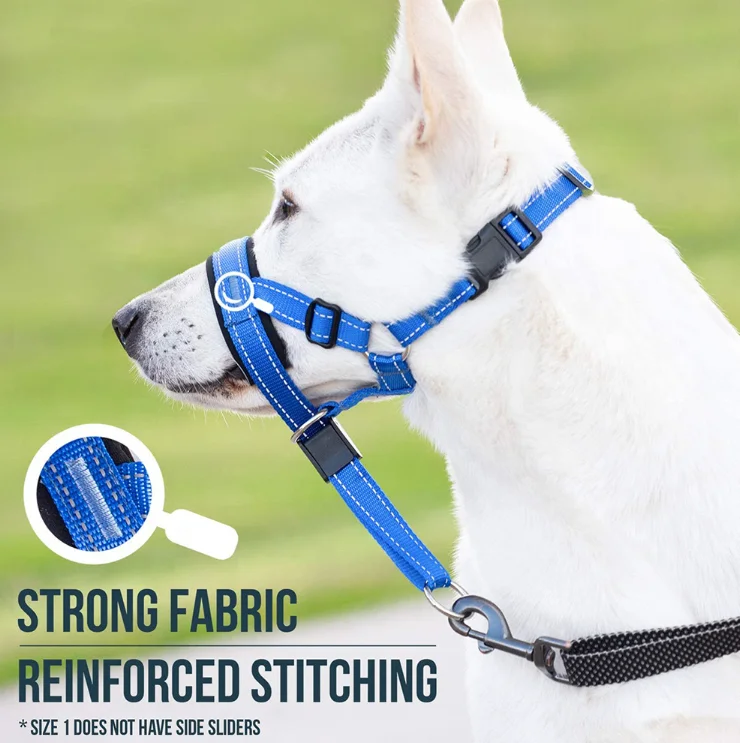 Оптовая продажа невытягивающая лямка на шею для собак с мягкой подкладкой тренировочный инструмент ошейника ремешком безопасности