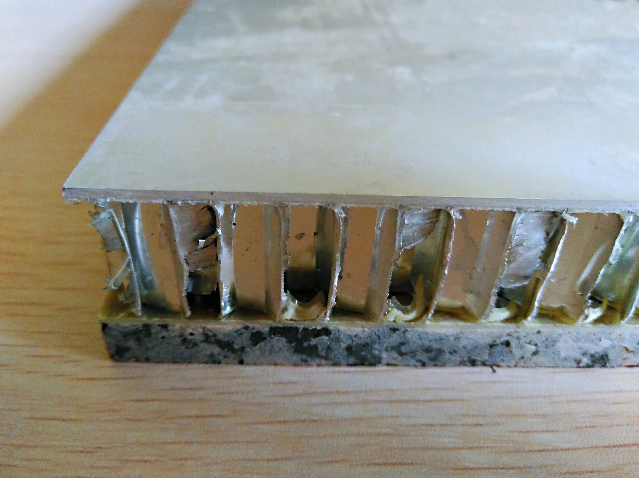 Thin marble table top aluminum honeycomb stone panels for outside stone facade materials