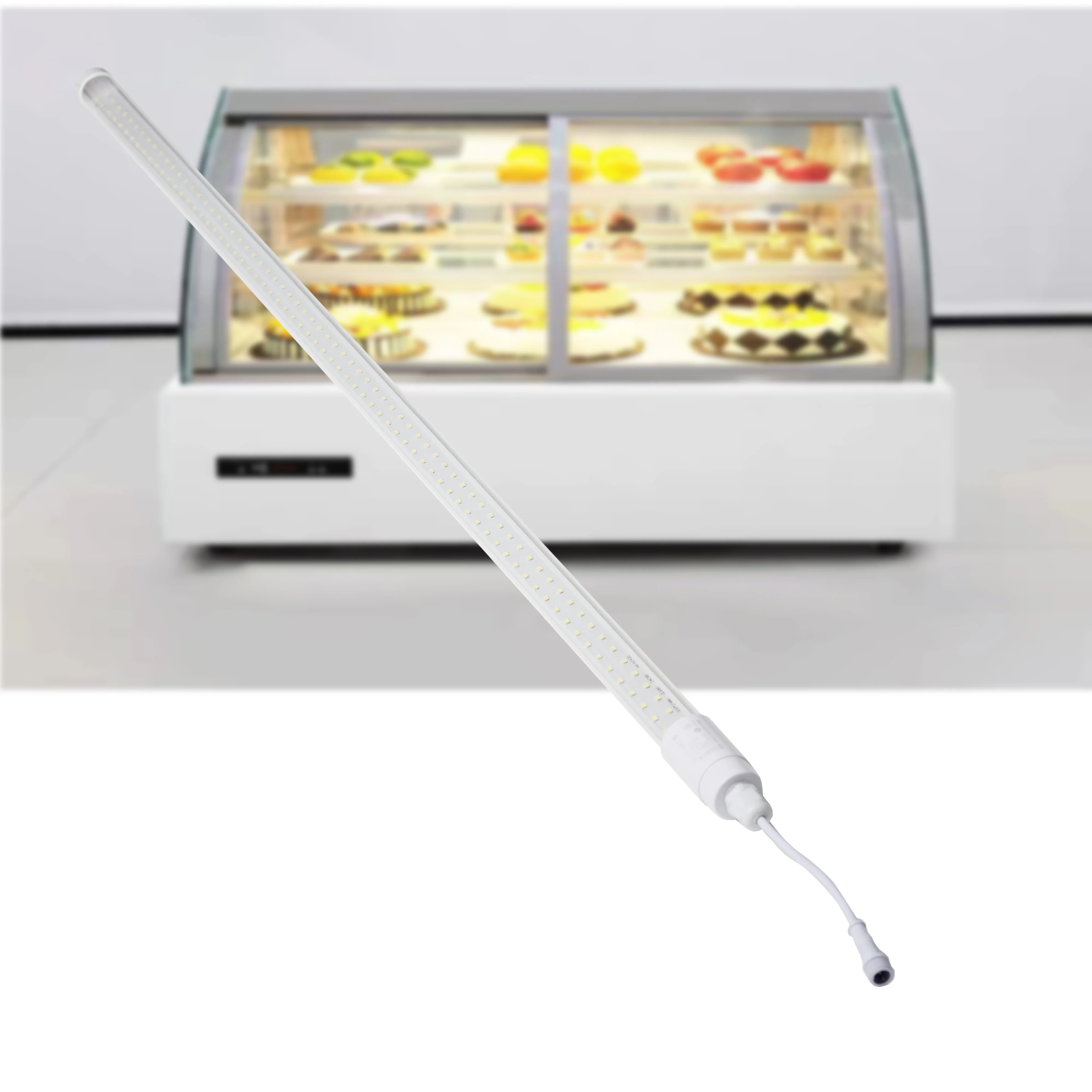 Лампочка для холодильника PC IP66 водонепроницаемый светодио дный трубчатый Холодильный шкаф