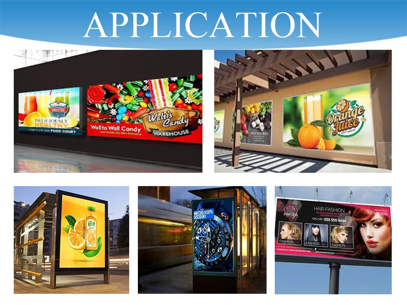 Factory Wholesale Custom Backlit LED Light Box Flex Banner Fabric Photo Frame Glossy Matte Backlit Flex Banner