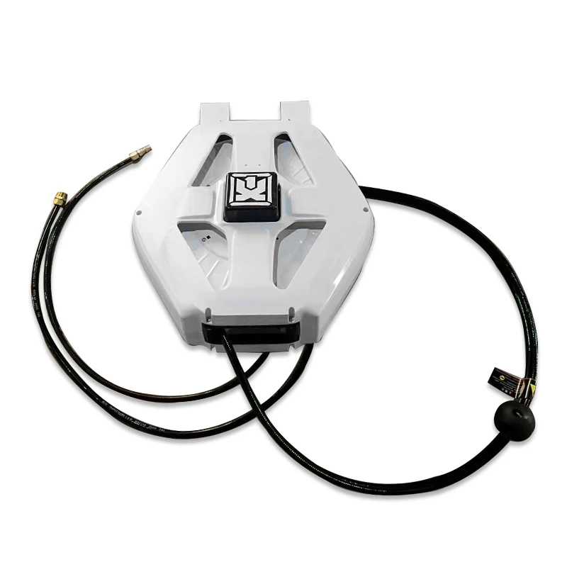 New design Manual automatic retractable garden car wash hose reel water air hose reels with hose nozzle quick connector