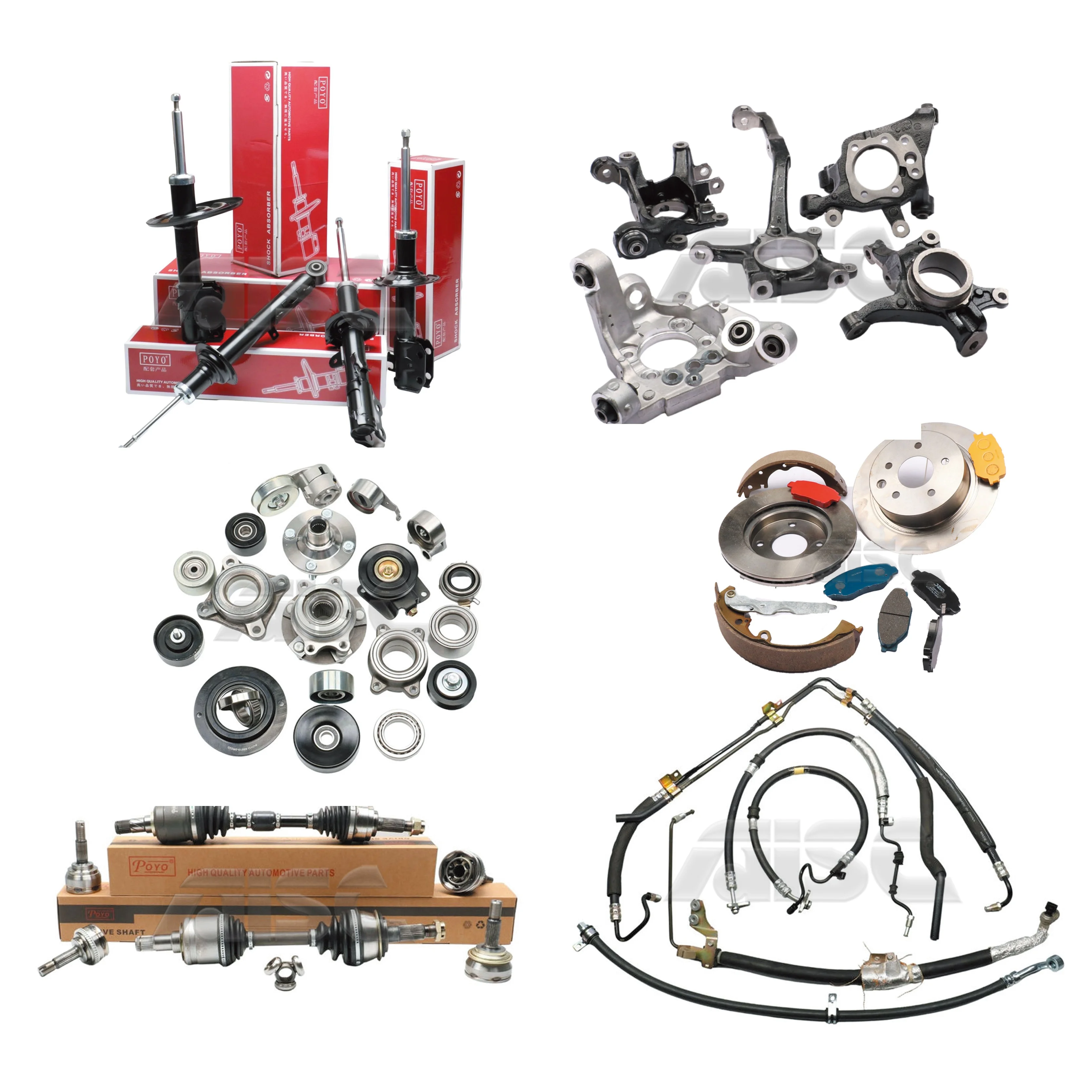 AISC Auto Parts For TOYOTA NISSAN Chassis Engine Parts