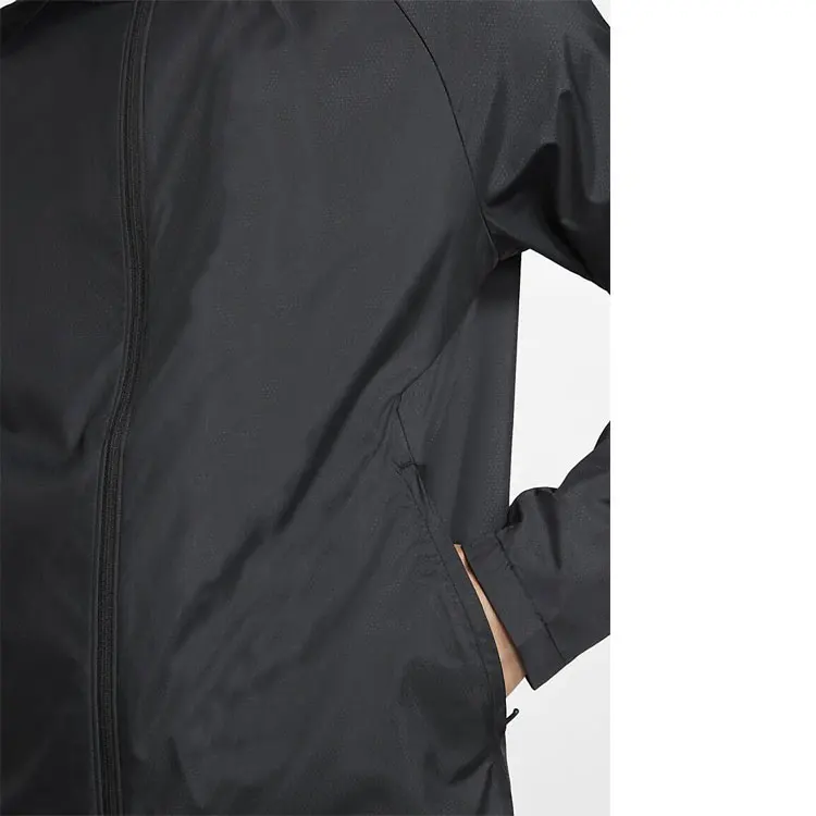 
Hooded 100% Polyester Fashion Windbreaker for Men Custom 