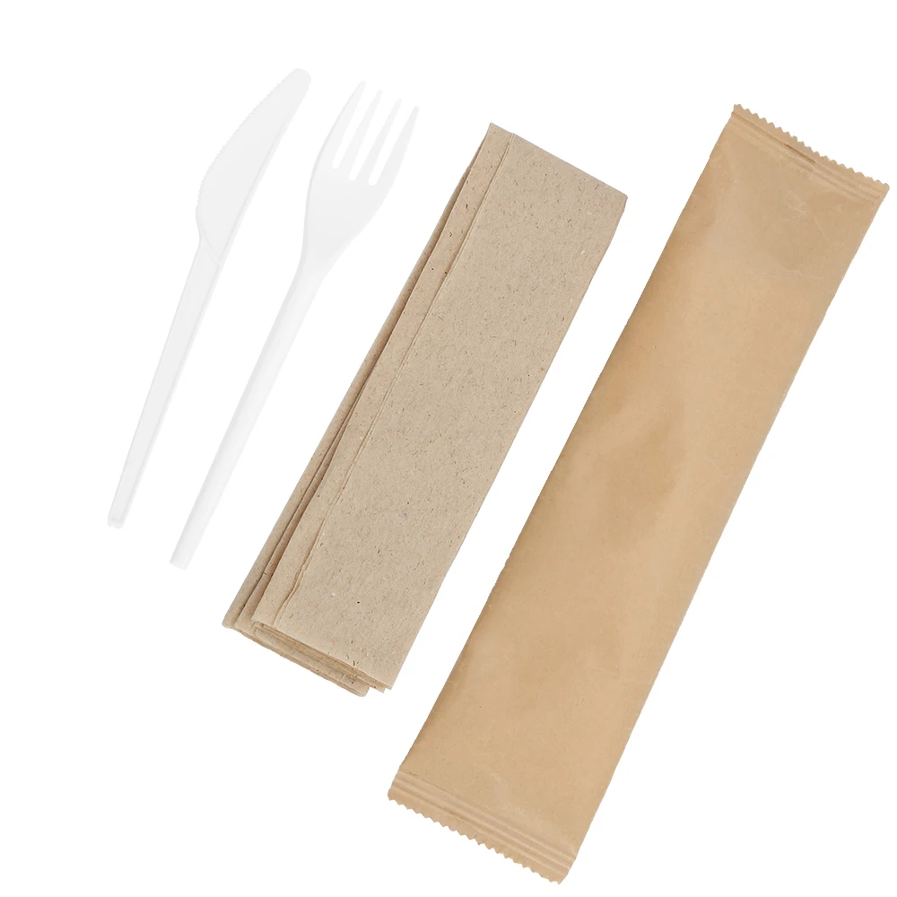 Suyuan BPI набор одноразовых столовых приборов, компостные одноразовые столовые приборы