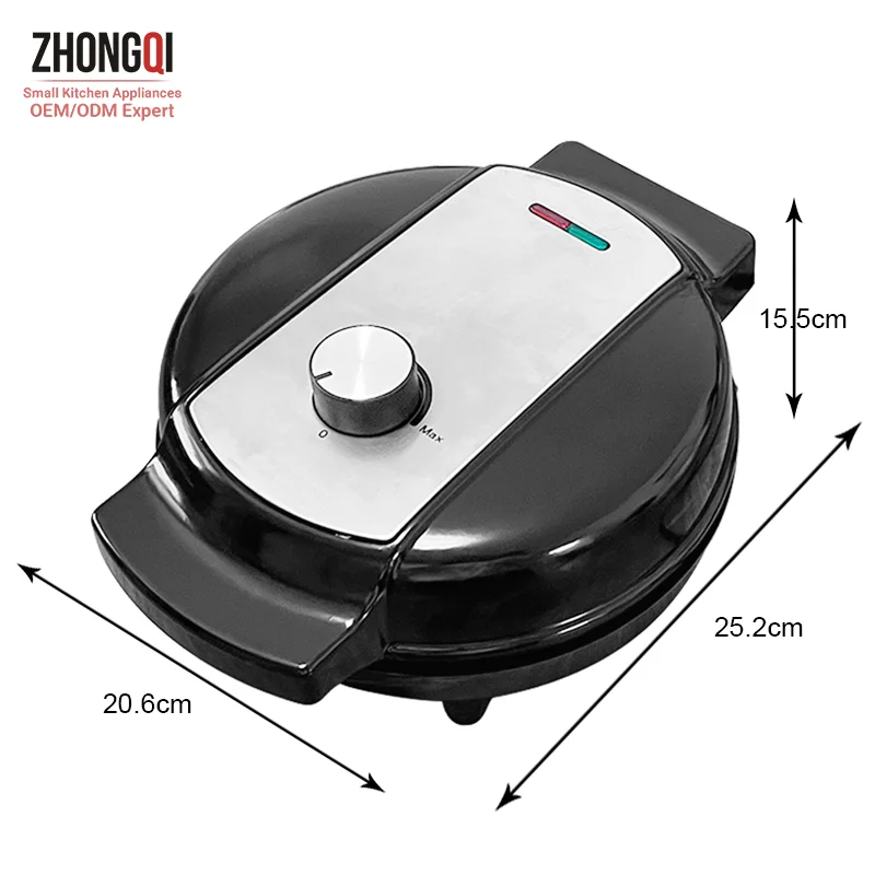 Household Multifunction 1000w Timing Stainless steel Adjustable Electric toaster breakfast waffle maker