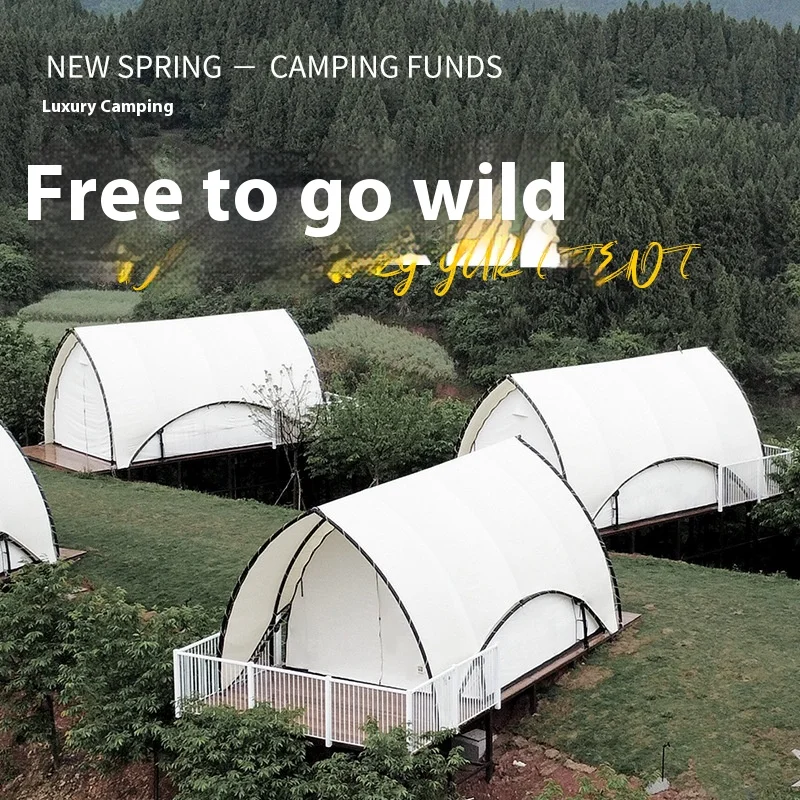 African safari tent hotel desert tent triangle canvas resort hotel desert tent for camping