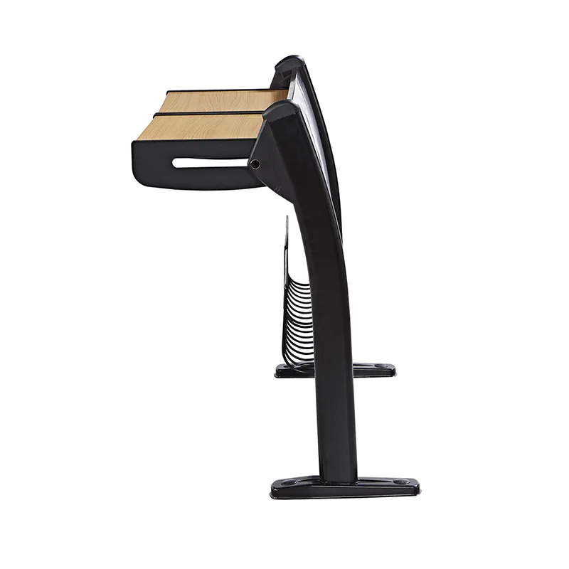 Factory wholesale cheap price lecture hall wooden seating folding retractable wooden university chair