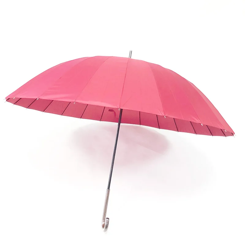 Totes Eco Handing  Open Umbrella Classic Wooden J Stick Handle with Grip Design Versatile Travel, Perfect for Rainy Days