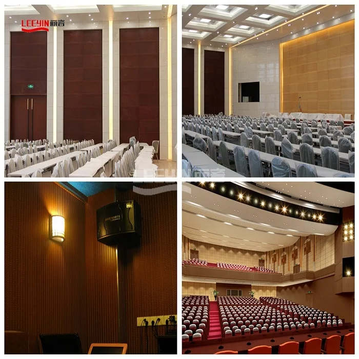 Sound-absorbing Panel Wooden Wall Panel Studio Equipment Grooved Wooden Acoustic Panels