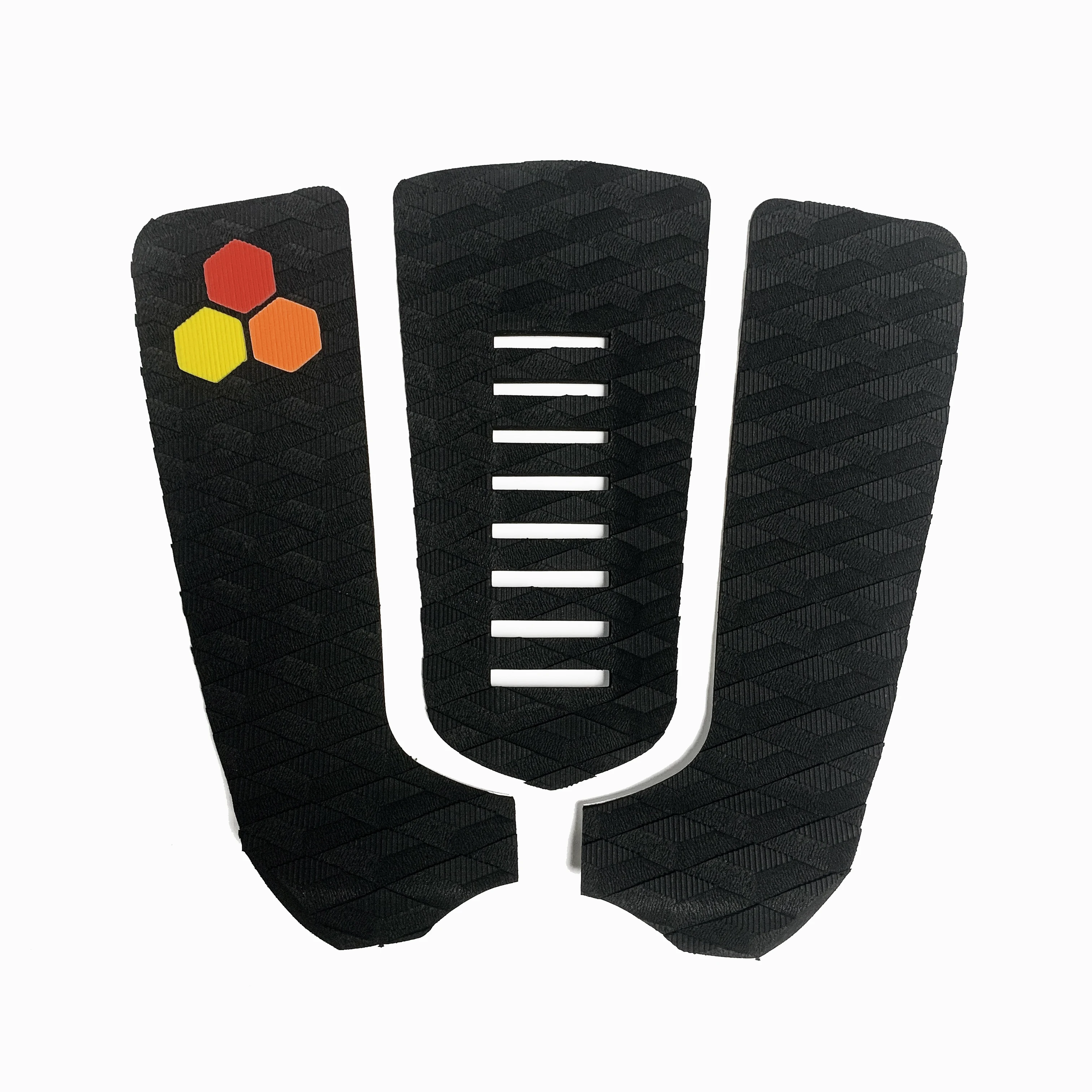 3 Piece Surfboard Deck Pads SUP Stomp Foot Pad Skimboard Tailpad Surf Kite Board EVA Deck Grip