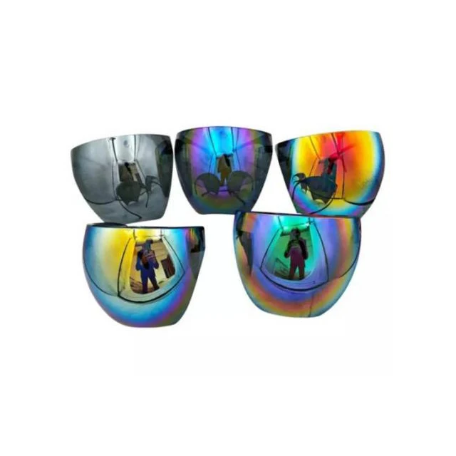 fashionable anti fog plastic transparent clear protective faceshields tinted color face shields face screen shield glasses
