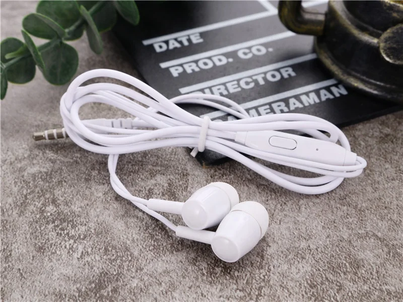 cantell cheapest 3.5 mm jack Wired Earphones Headset Headphone with microphone For Mobile accessories