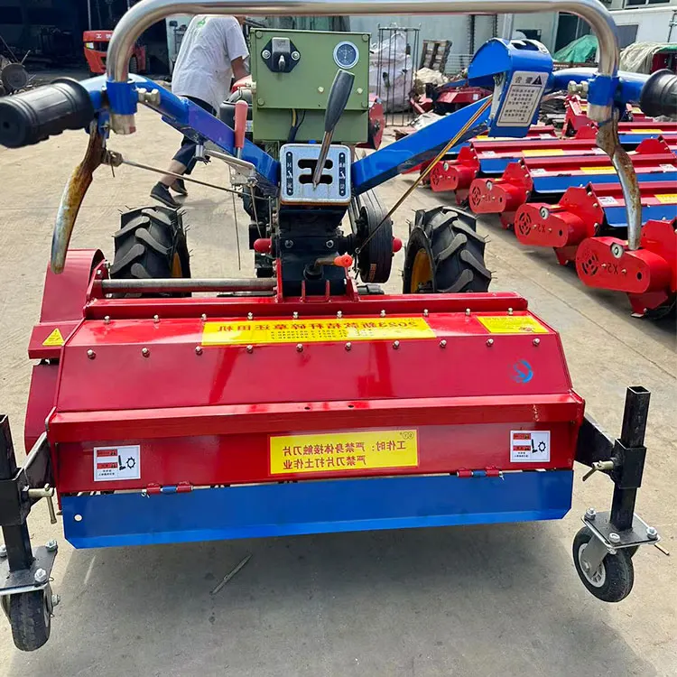 Jining OPTIMAL New Gasoline Hand-held Straw Return Machines Small Volume Grass Return Machine Grass Orchard Mower Straw Killer