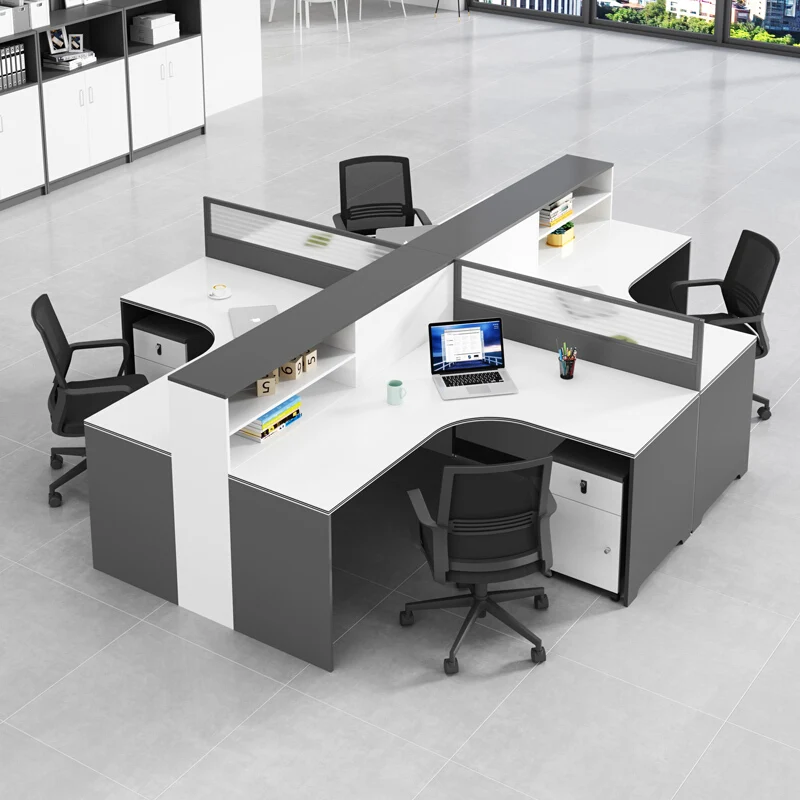 Contemporary simple fashion office workstation  table luxurious workstation desk office workstation table