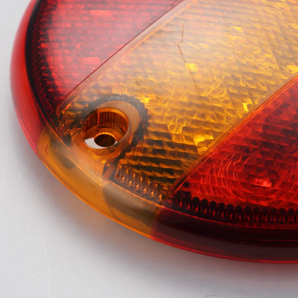 Round Hamburger 24 Volt Combination Stop Tail Turn LED Rear Lights For Trucks Trailer