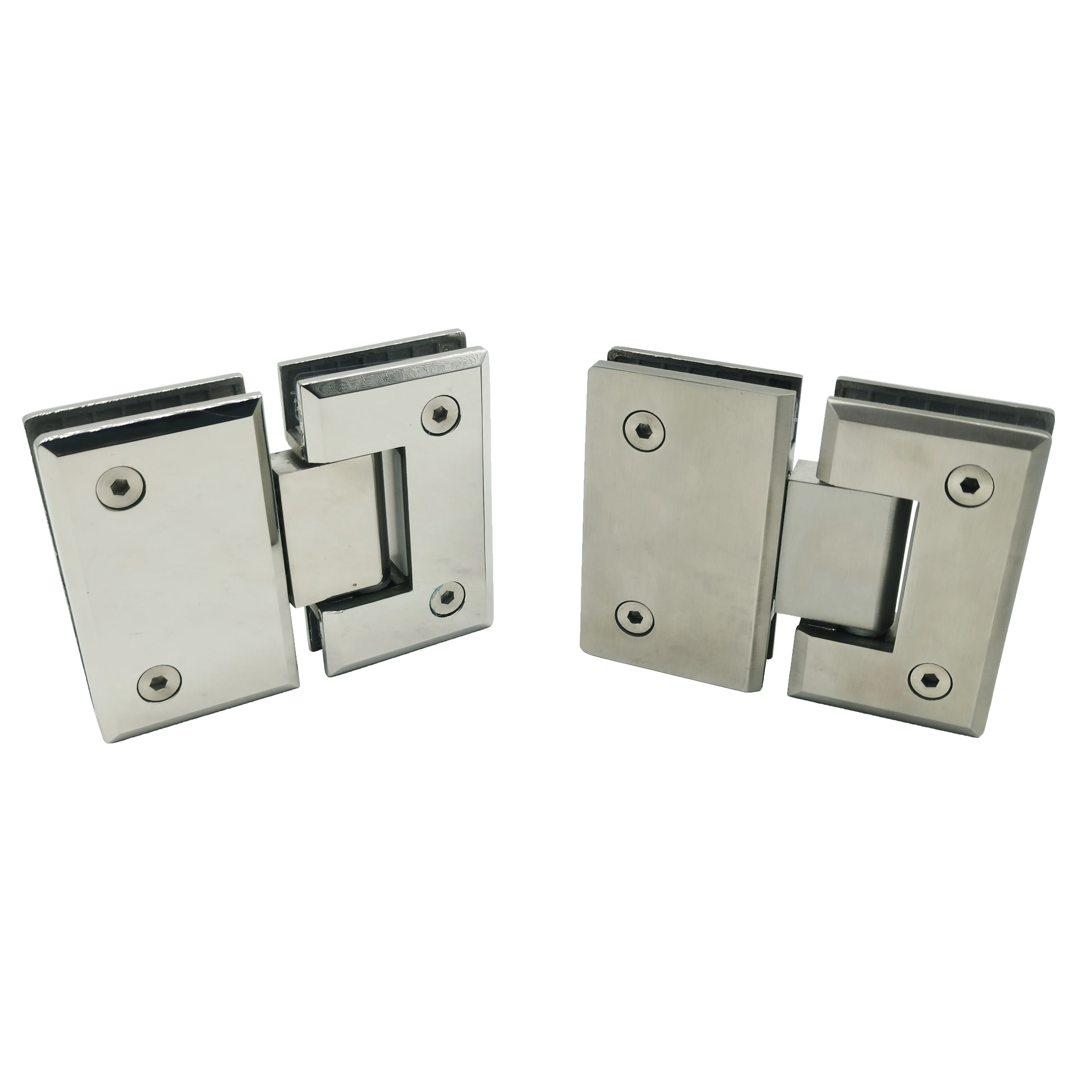 Зажим для душа со стеклянной дверью и шарниром на 180