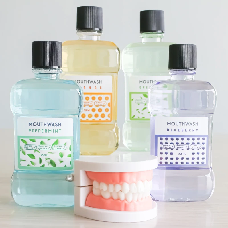 Wholesale private label mouthwash Natural organic peach Fruits Mouth care clean Peculiar smell mouth wash mouthwash