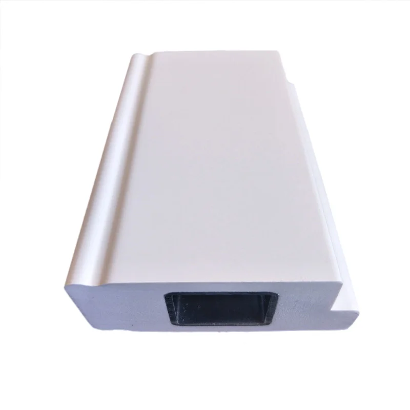 Factory wholesale shutter extruded pvc shutter door profiles rabbet stile