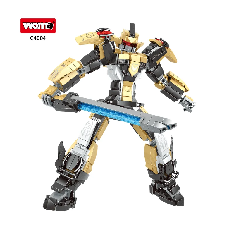 Woma Toys C4004 mecha model diy robot kit action figure construction toy mechanical building block set